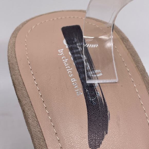 Charles by Charles David Women's Crisscross Cork Wedge Heel Sandals Size 12M - Picture 7 of 13